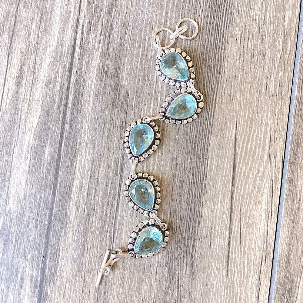 Ice Blue Quartz Bracelet